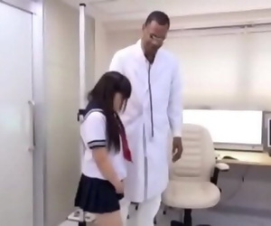 Ebony doctor fuck Japanese..